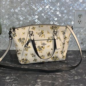 COPY - Coach Satchel Prairie with floral print